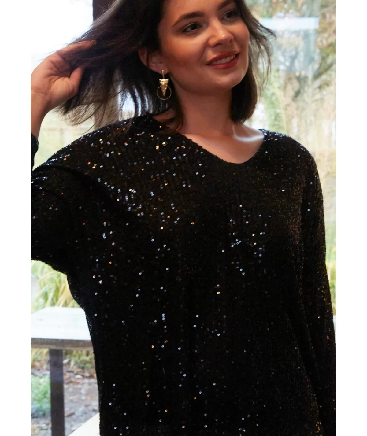 La boutique de Lilie Tops / Blouses>BLOUSE ELSA Noir