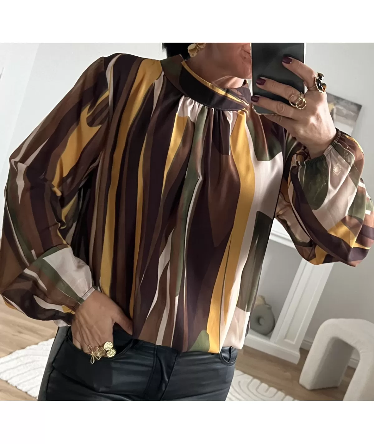 La boutique de Lilie Tops / Blouses>BLOUSE GISELE Jaune