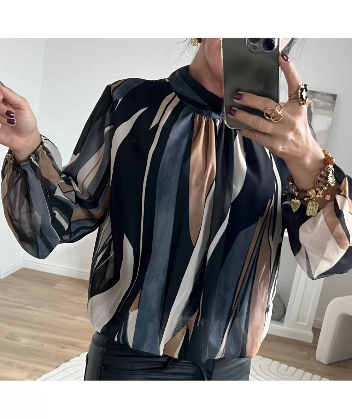 La boutique de Lilie Tops / Blouses>BLOUSE GISELE Noir
