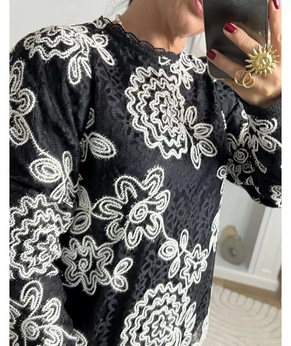 La boutique de Lilie Tops / Blouses>BLOUSE ISADORA Noir