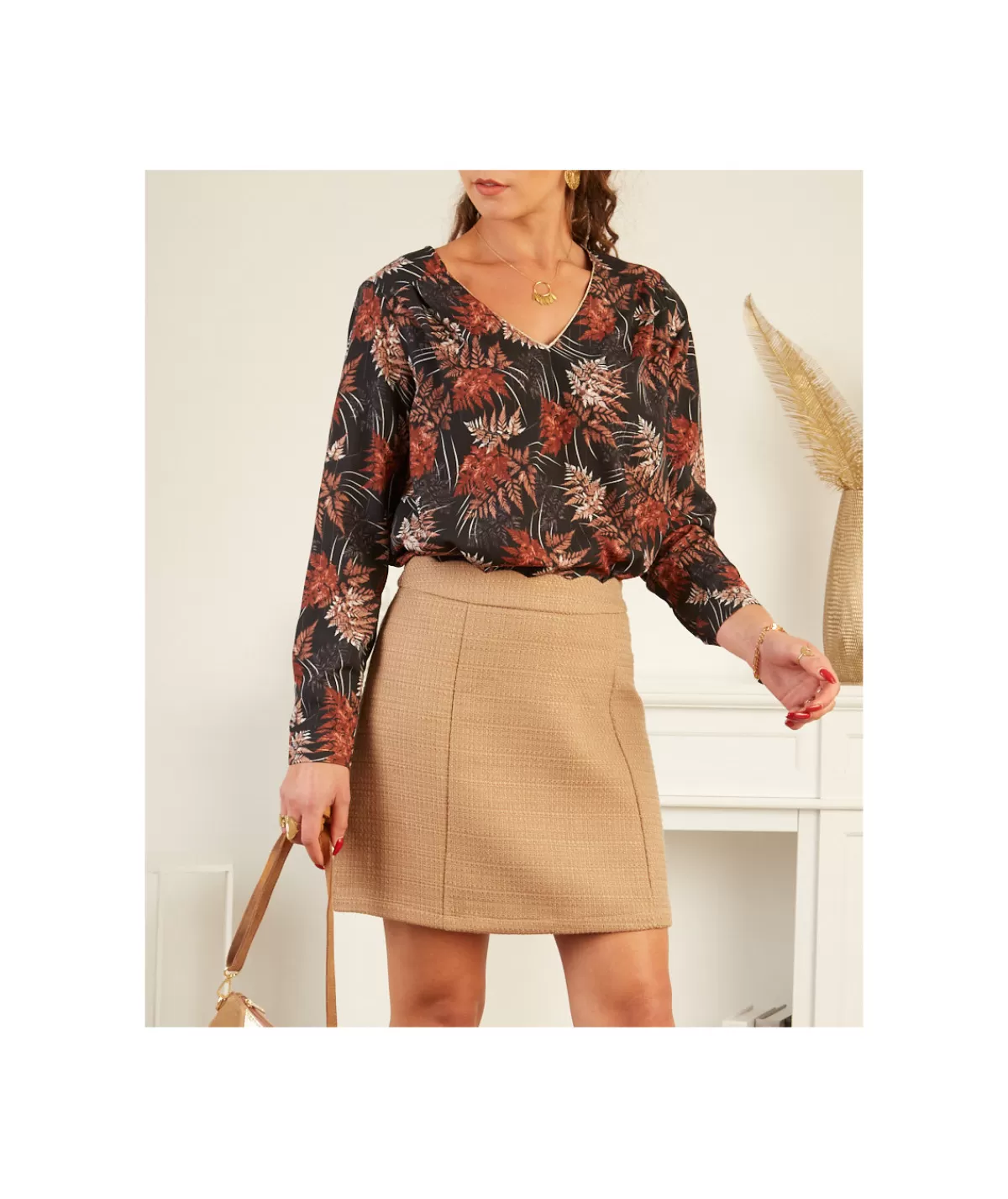 La boutique de Lilie Tops / Blouses>BLOUSE JEREMIAH Noir