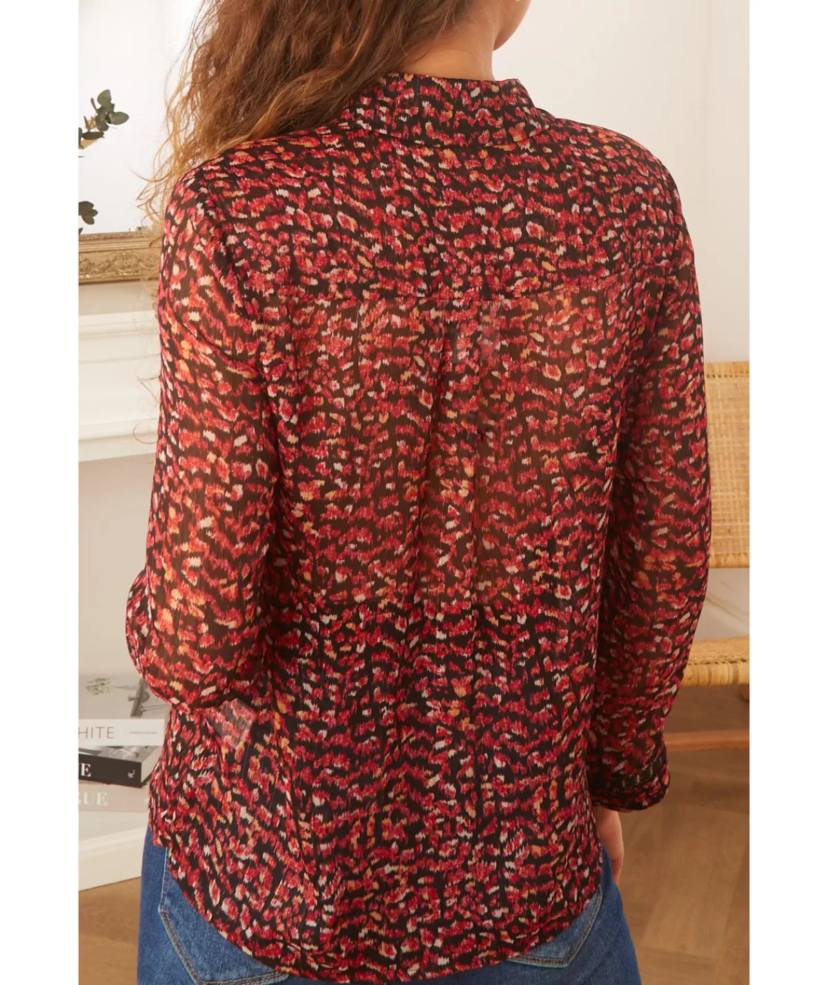 La boutique de Lilie Tops / Blouses>BLOUSE JESSY Rouge