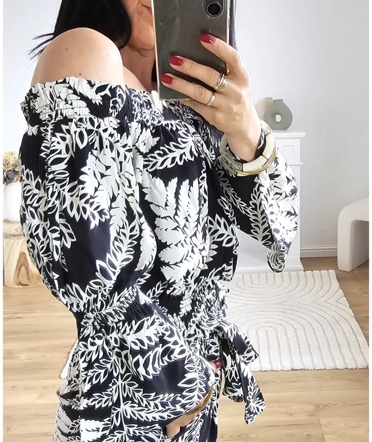 La boutique de Lilie Tops / Blouses>BLOUSE JOSEPHINE Noir