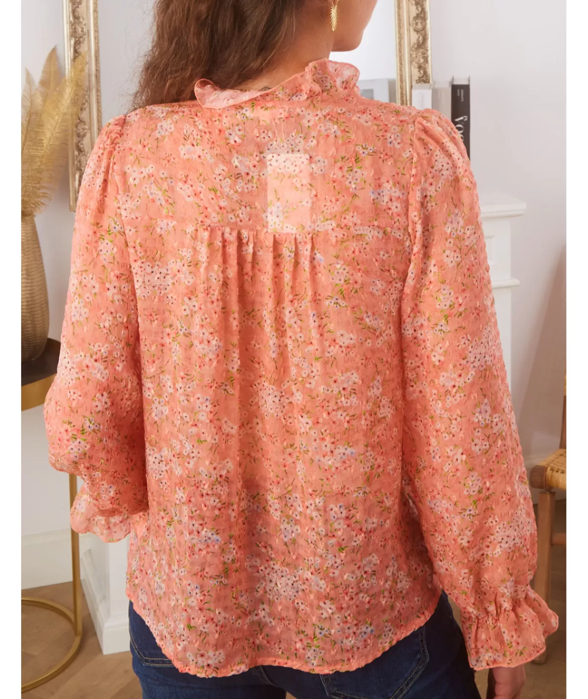 La boutique de Lilie Tops / Blouses>BLOUSE LAURA Rose