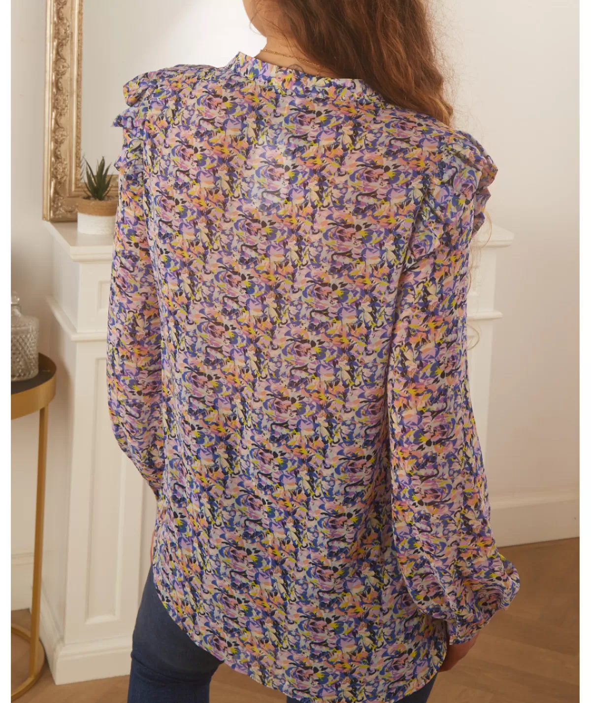 La boutique de Lilie Tops / Blouses>BLOUSE LISSANDRA Lilas