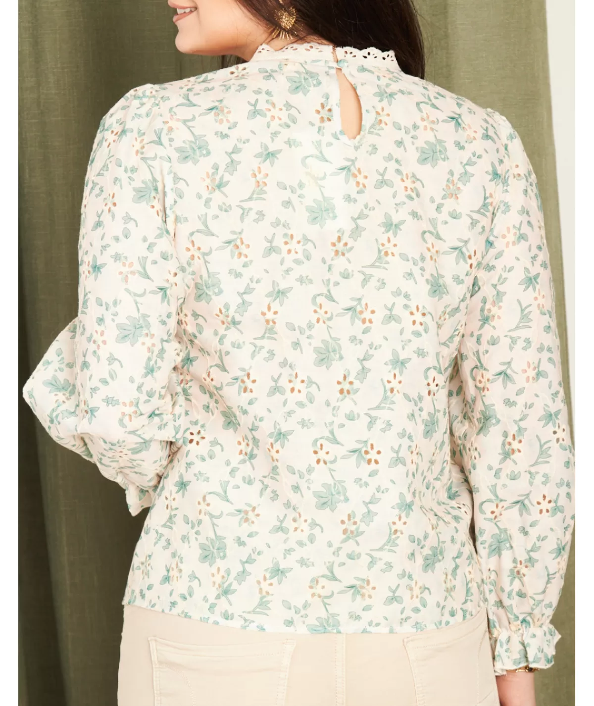La boutique de Lilie Tops / Blouses>BLOUSE LUCIANA Blanc
