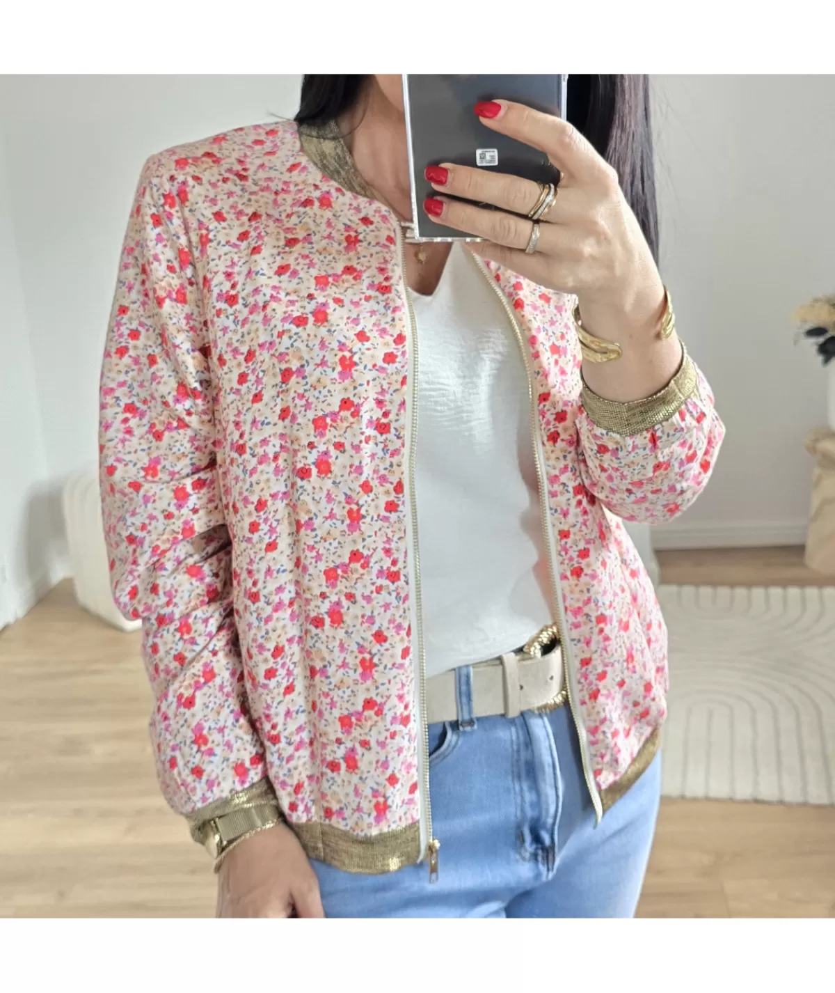 La boutique de Lilie Vestes>BOMBERS AMELIE Rose