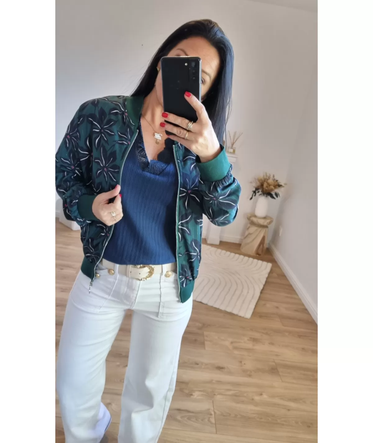 La boutique de Lilie Vestes>BOMBERS BETINA Vert