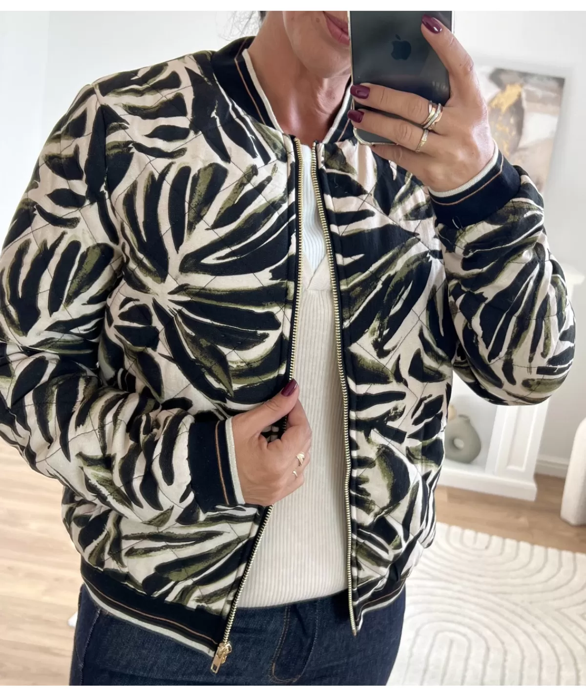La boutique de Lilie Vestes>BOMBERS CLEMENT MATELASSE Kaki