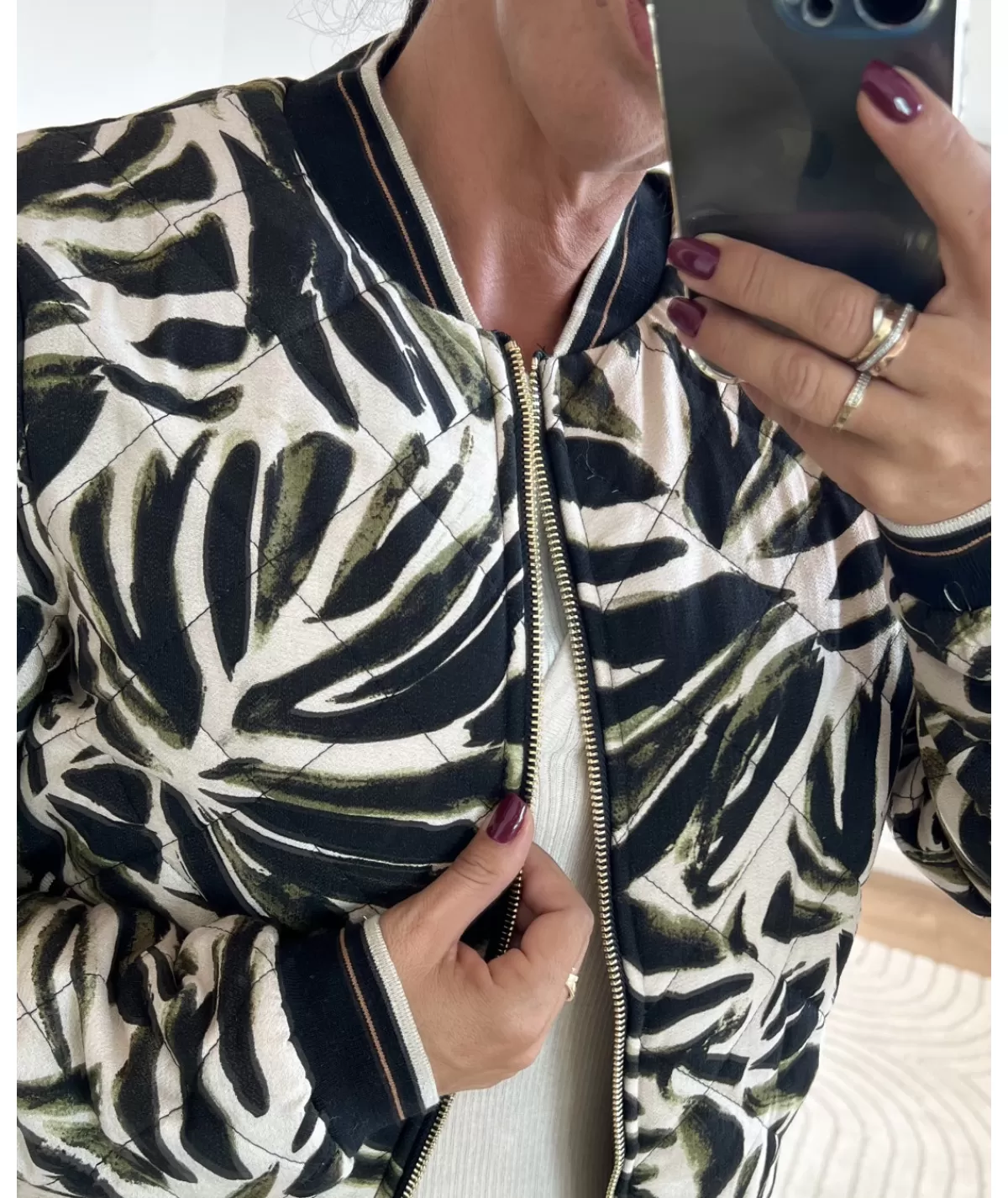 La boutique de Lilie Vestes>BOMBERS CLEMENT MATELASSE Kaki