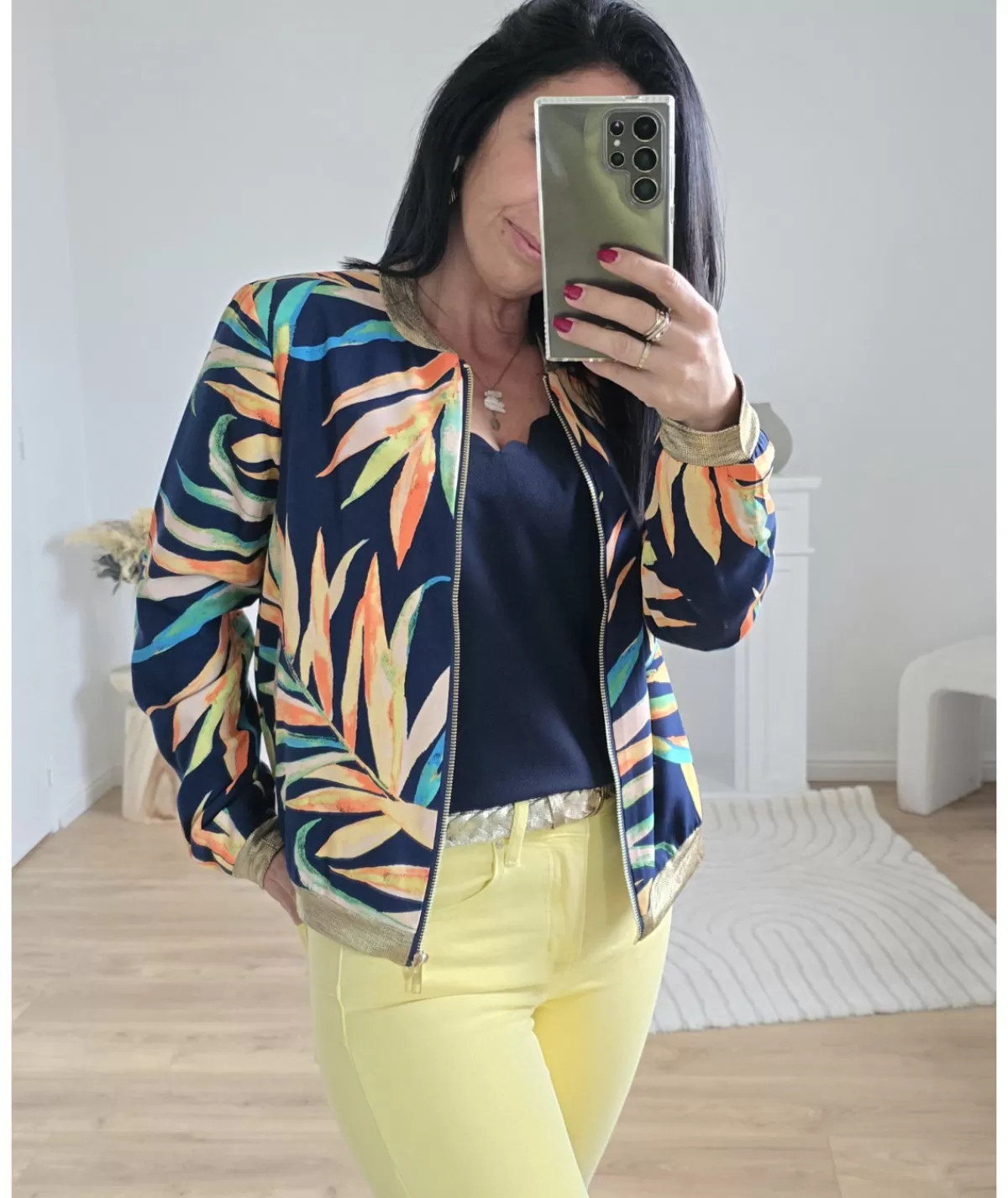 La boutique de Lilie Vestes>BOMBERS EWENA Marine