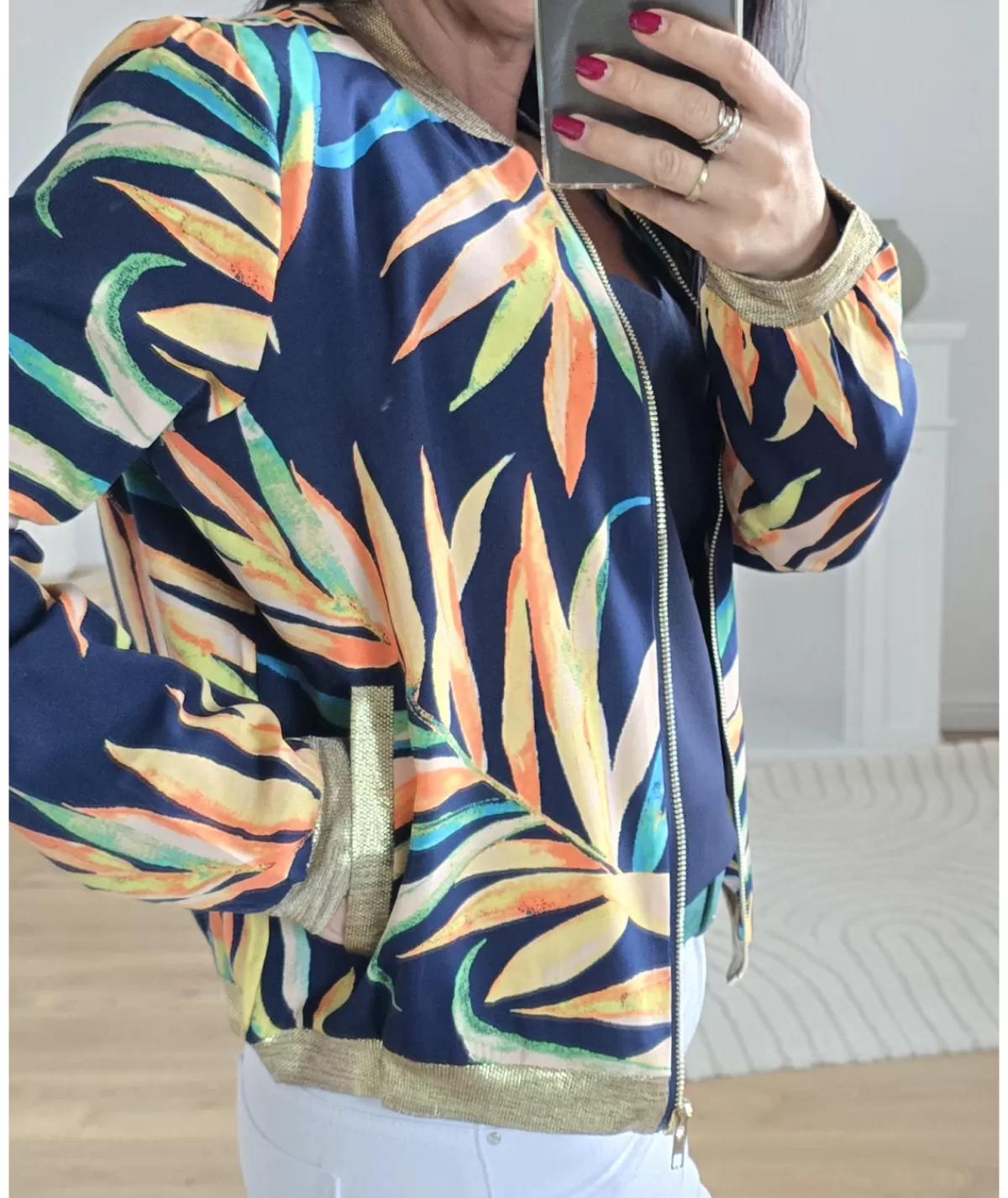 La boutique de Lilie Vestes>BOMBERS EWENA Marine