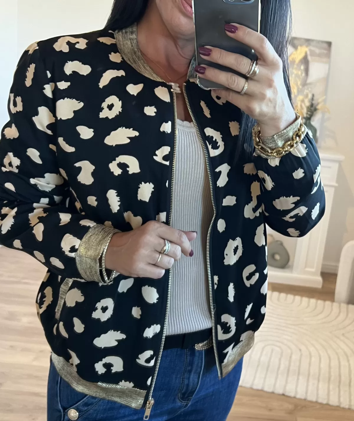 La boutique de Lilie Vestes>BOMBERS LEO Noir