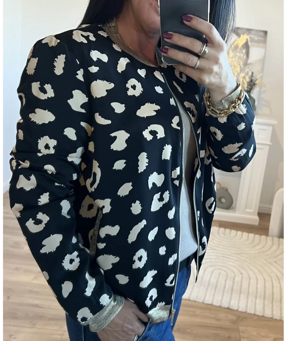 La boutique de Lilie Vestes>BOMBERS LEO Noir