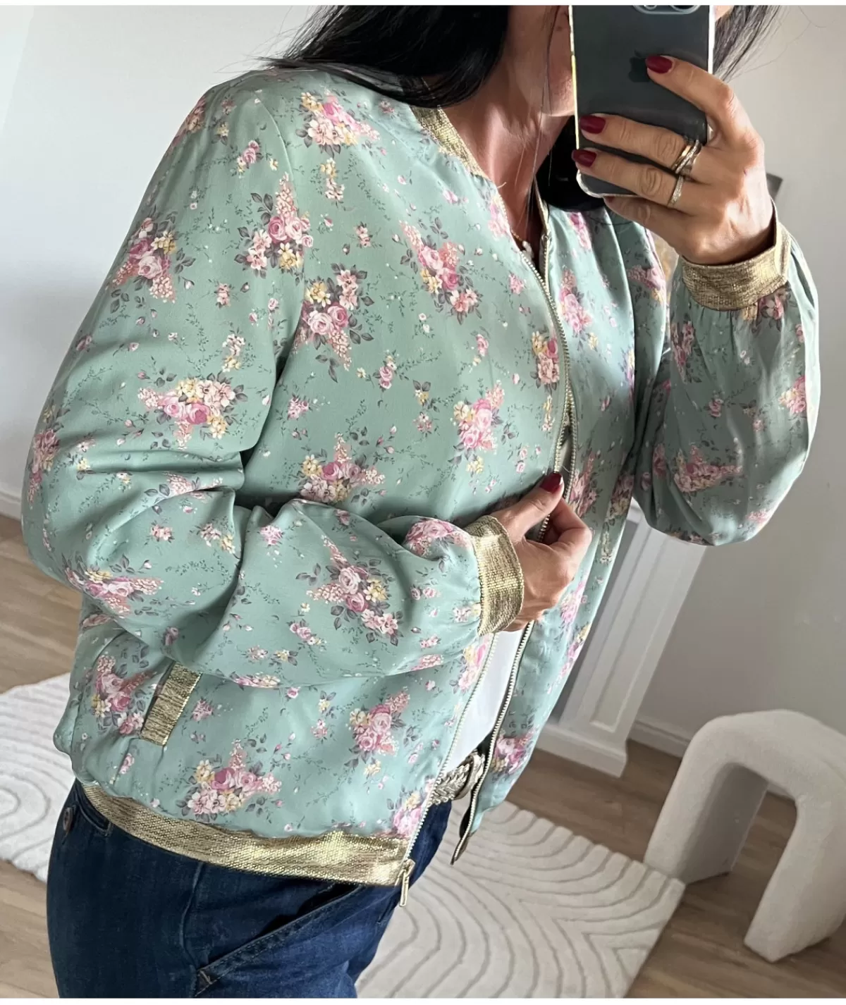 La boutique de Lilie Vestes>BOMBERS LUCIE Vertdeau
