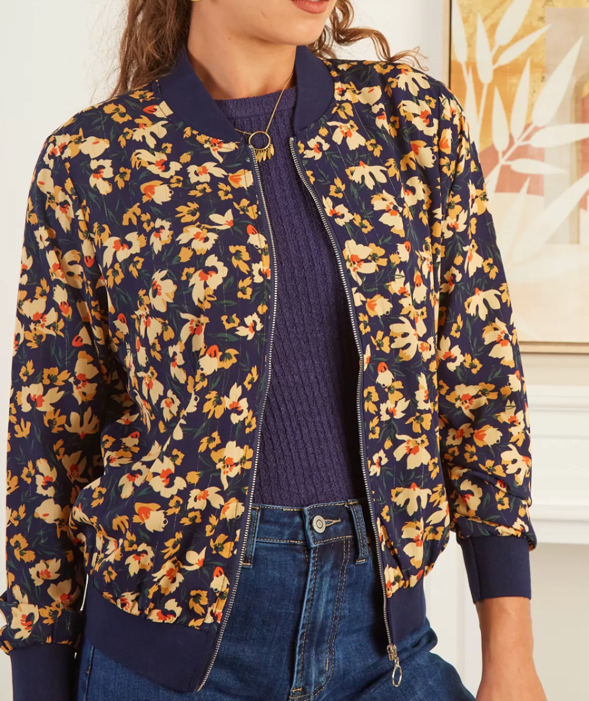 La boutique de Lilie Vestes>BOMBERS MONA Marine