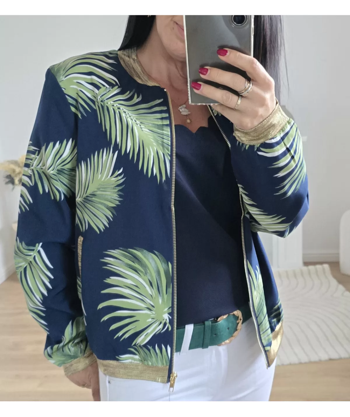 La boutique de Lilie Vestes>BOMBERS PENELOPPE Marine