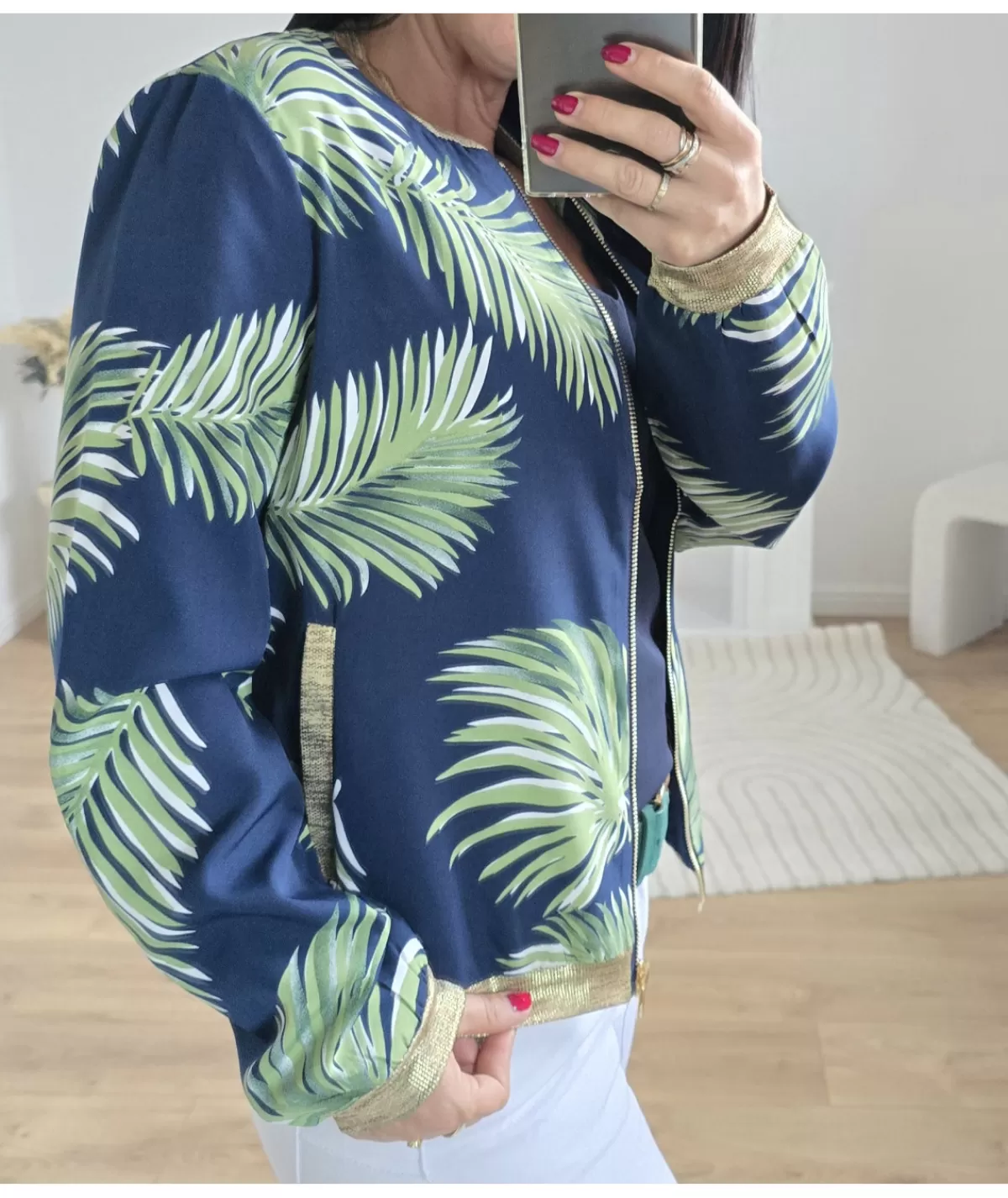 La boutique de Lilie Vestes>BOMBERS PENELOPPE Marine