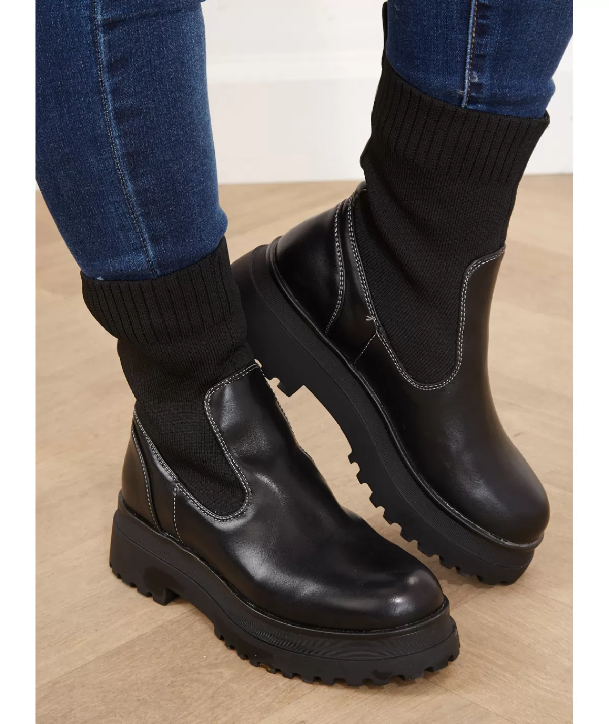 La boutique de Lilie Boots & Bottes>BOOTS BELLA Noir