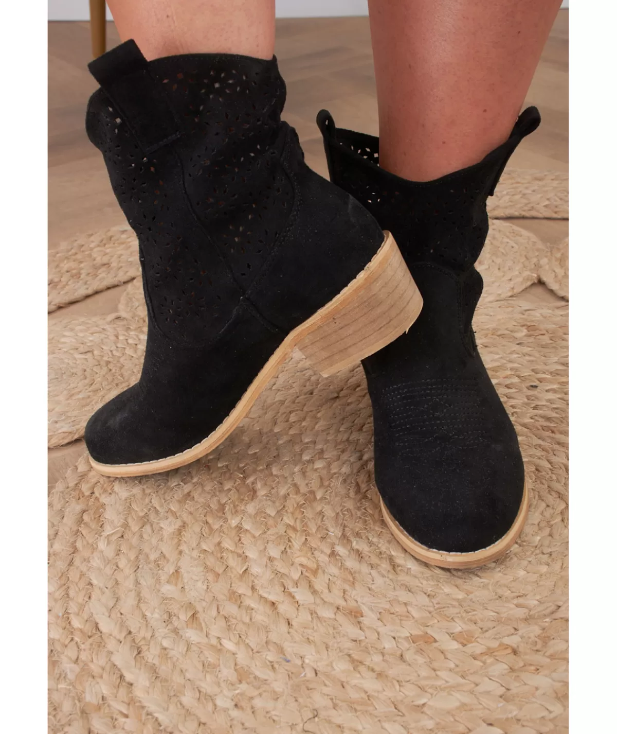 La boutique de Lilie Boots & Bottes>BOOTS BRANDY Noir