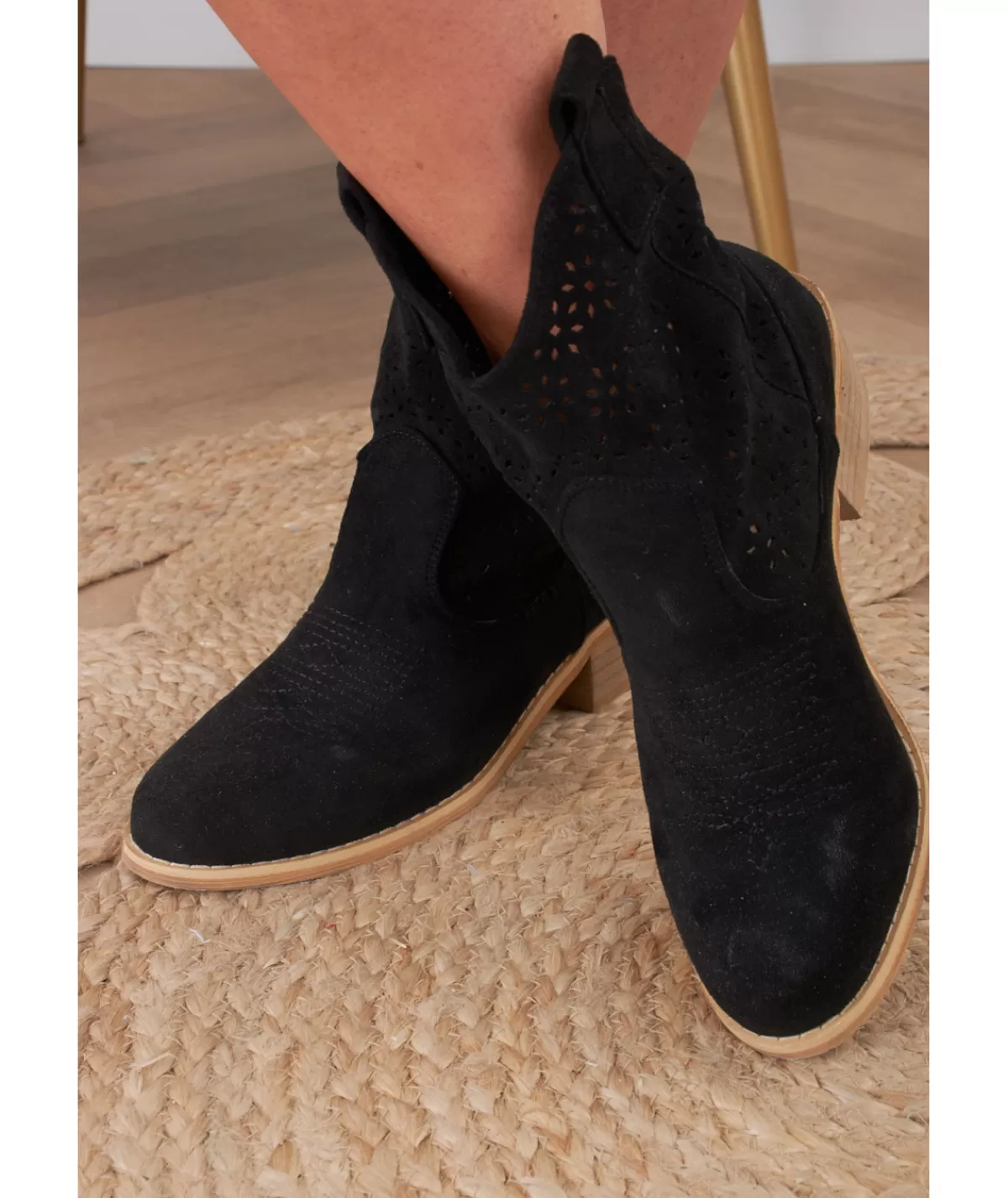 La boutique de Lilie Boots & Bottes>BOOTS BRANDY Noir