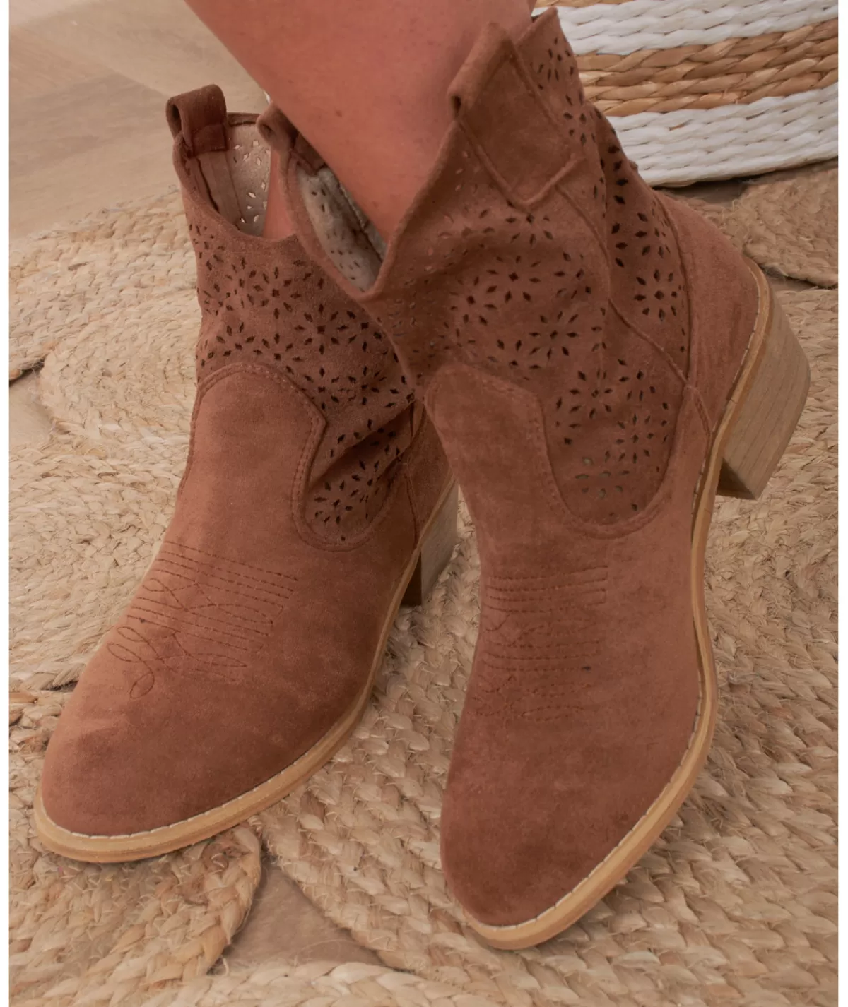 La boutique de Lilie Boots & Bottes>BOOTS BRANDY Camel