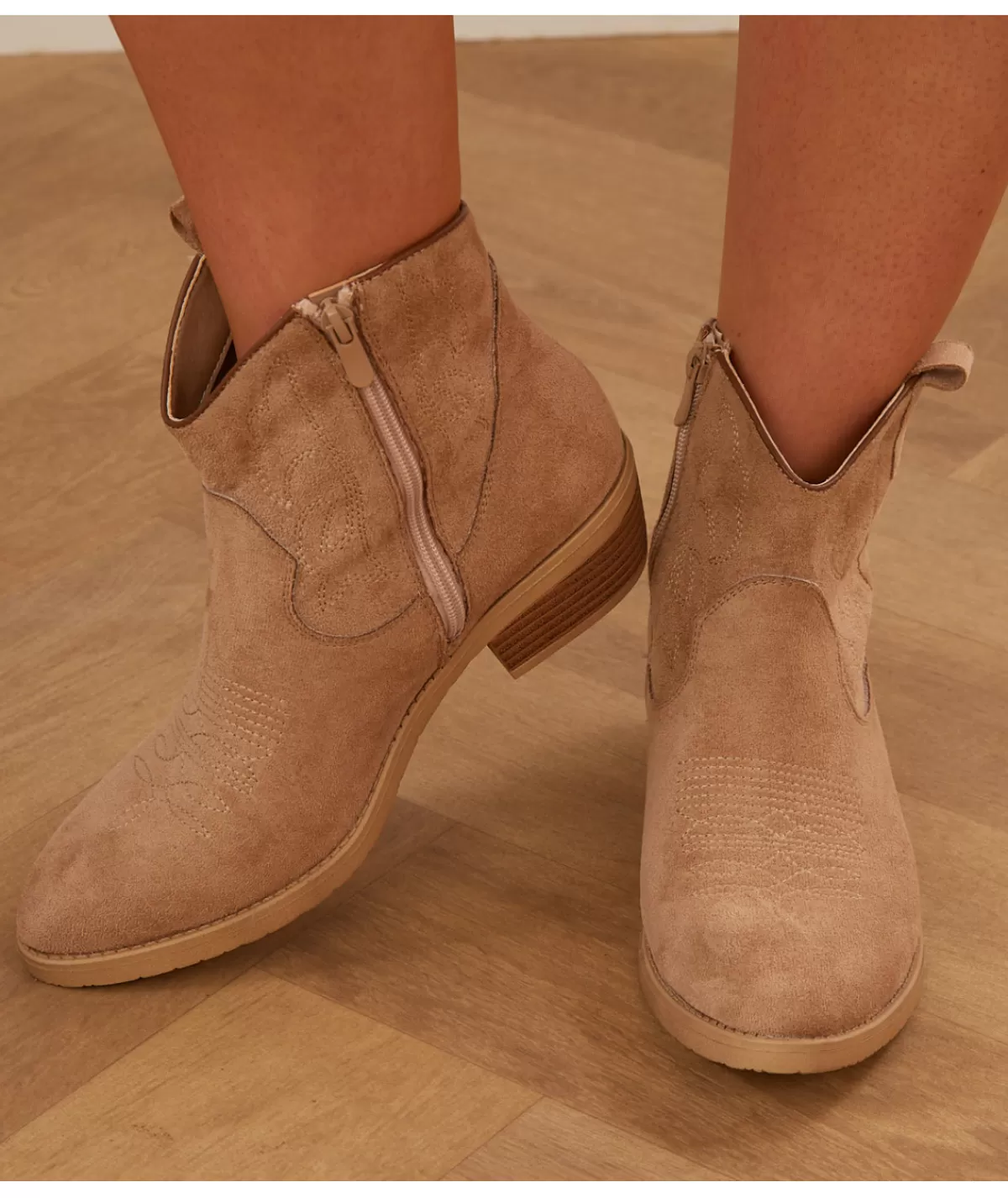 La boutique de Lilie Boots & Bottes>BOOTS KACY Taupe