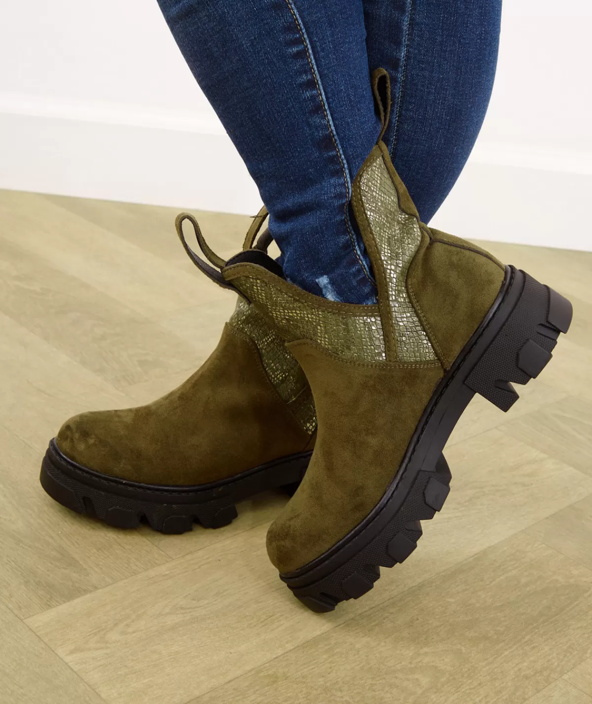 La boutique de Lilie Boots & Bottes>BOOTS OCEANE Kaki