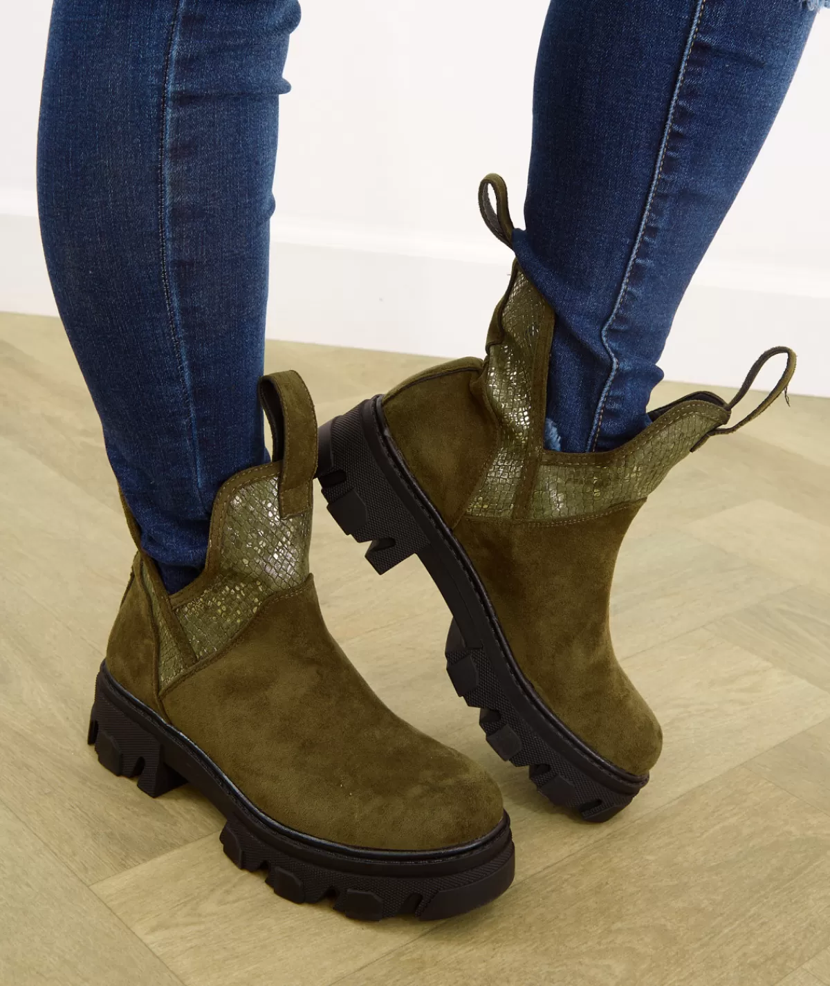 La boutique de Lilie Boots & Bottes>BOOTS OCEANE Kaki