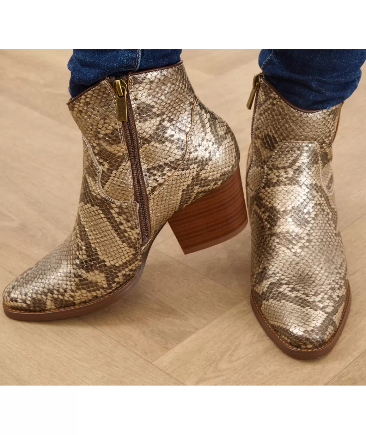 La boutique de Lilie Boots & Bottes>BOOTS OLIVIA 2 Champagne