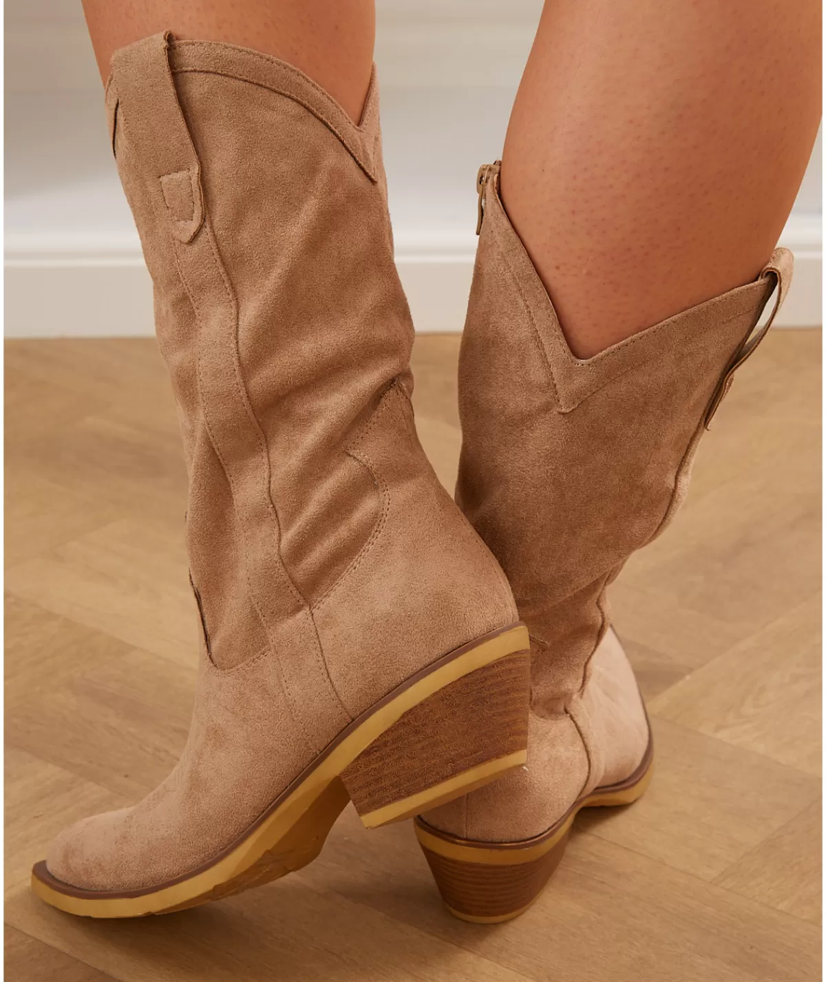 La boutique de Lilie Boots & Bottes>BOTTE PALOMA Taupe