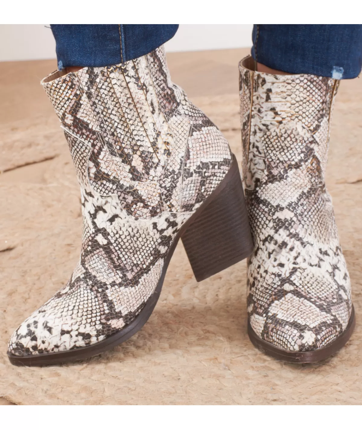 La boutique de Lilie Boots & Bottes>BOTTE SOPHIA Blanc