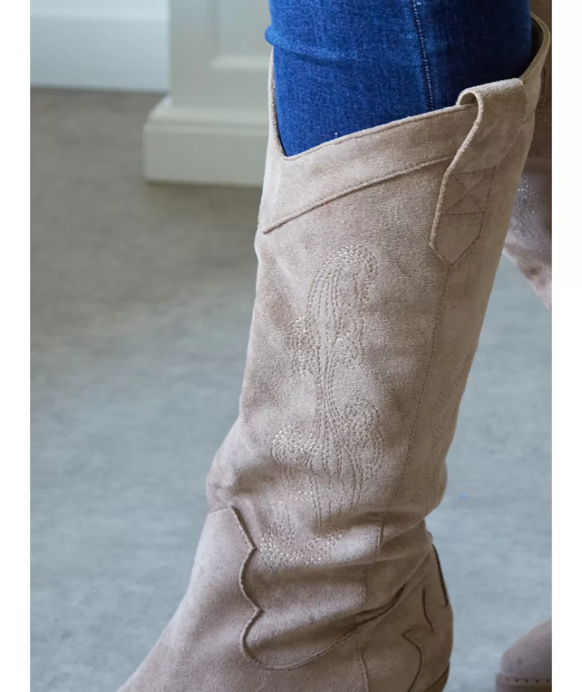 La boutique de Lilie Boots & Bottes>BOTTES VITINIA Taupe