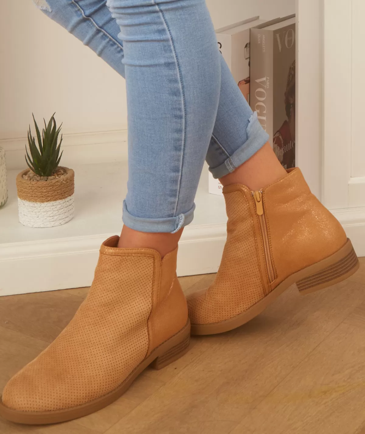 La boutique de Lilie Boots & Bottes>BOTTINE JOUANY Camel