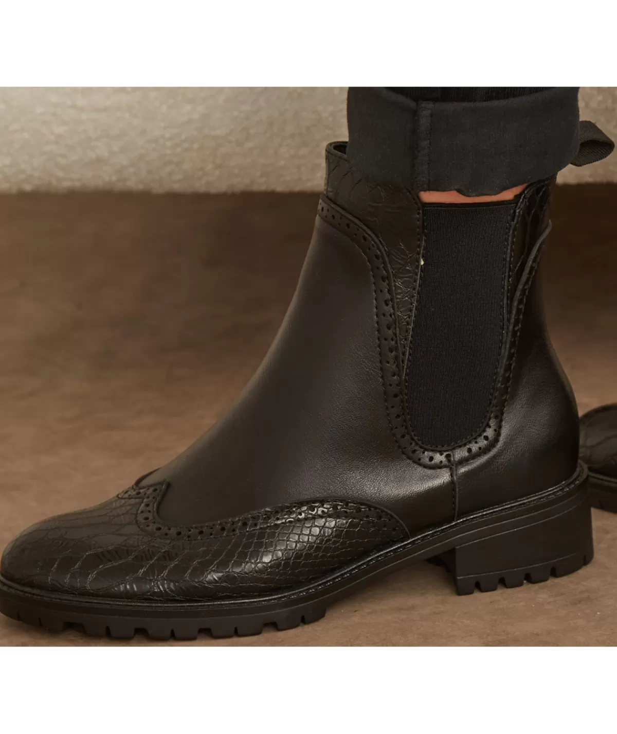 La boutique de Lilie Boots & Bottes>BOTTINES CARLA Noir