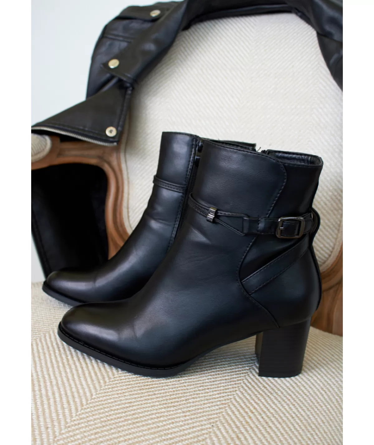 La boutique de Lilie Boots & Bottes>BOTTINES DONATIEN Noir
