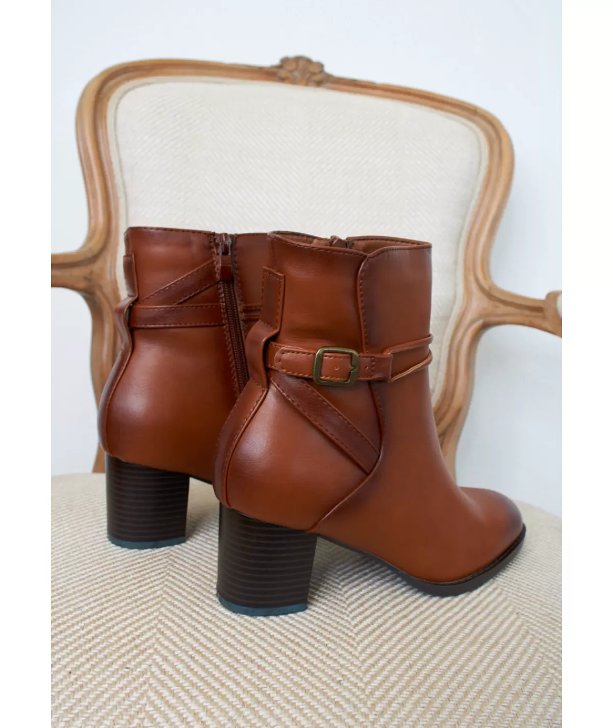 La boutique de Lilie Boots & Bottes>BOTTINES DONATIEN Camel