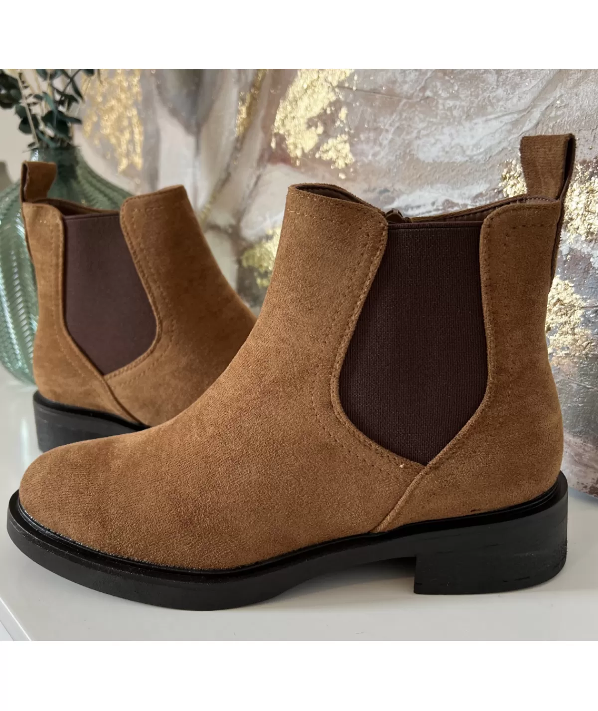 La boutique de Lilie Boots & Bottes>BOTTINES FRANCINE Camel