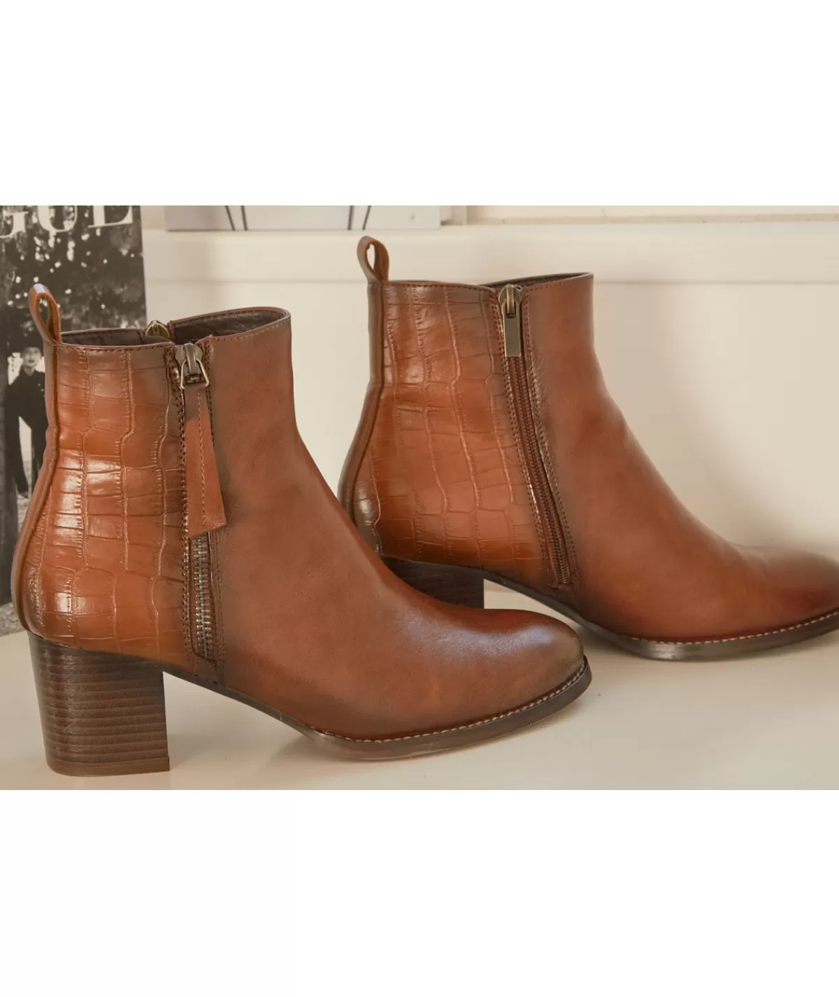 La boutique de Lilie Boots & Bottes>BOTTINES LATIFA Camel