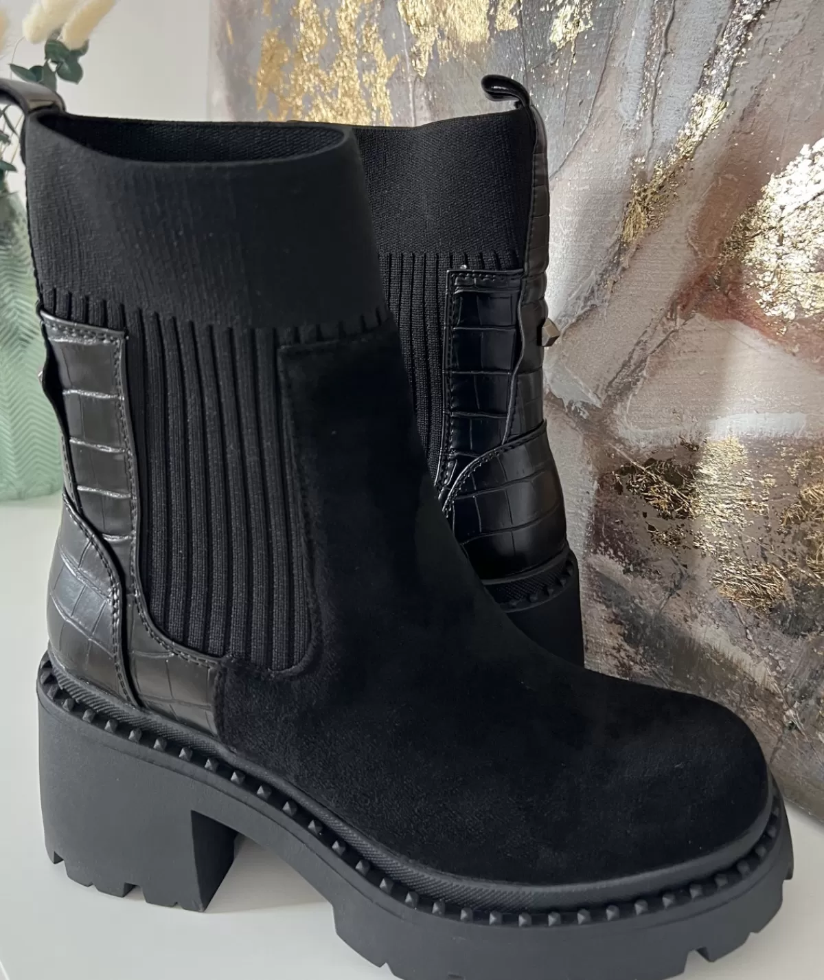 La boutique de Lilie Boots & Bottes>BOTTINES LAURIE Noir