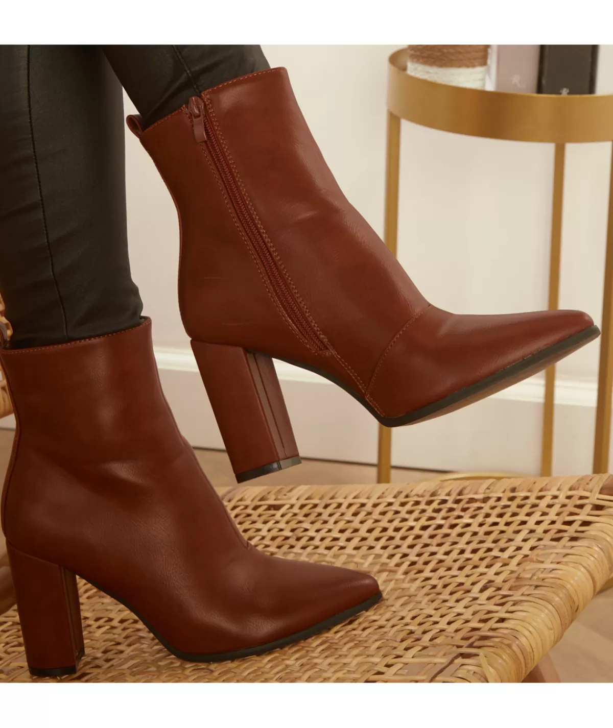 La boutique de Lilie Boots & Bottes>BOTTINES NABIA Camel