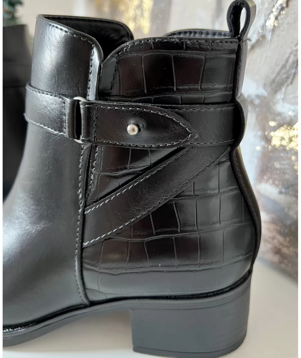 La boutique de Lilie Boots & Bottes>BOTTINES OCELIA Noir