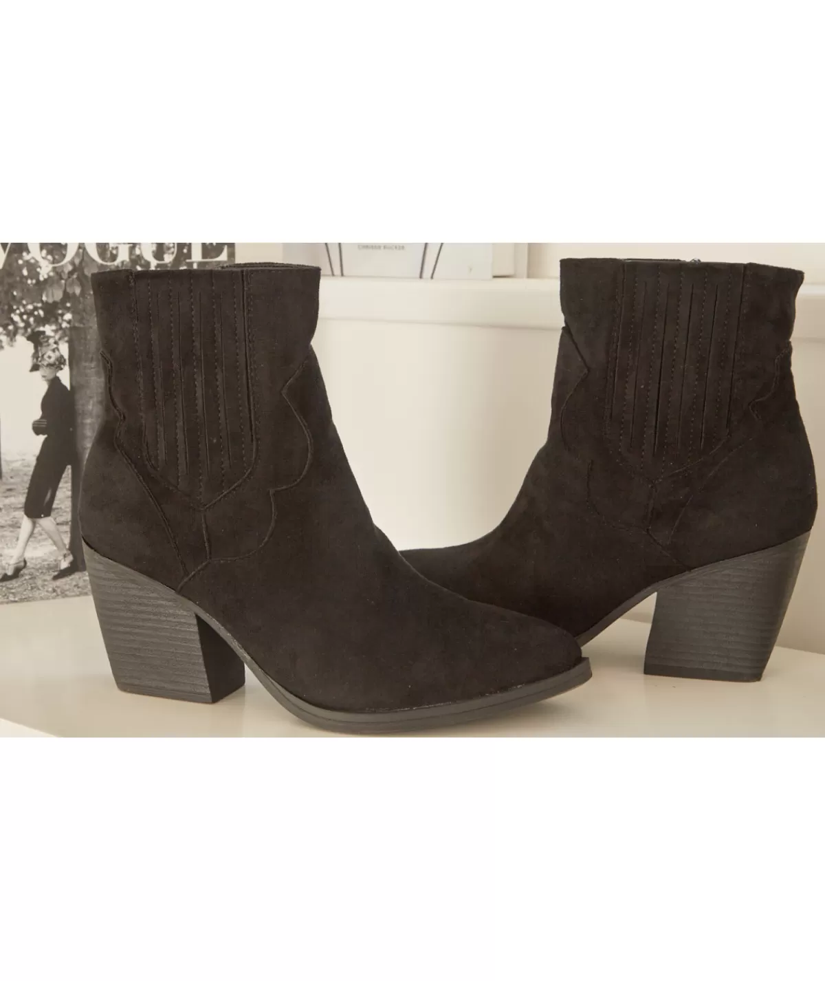 La boutique de Lilie Boots & Bottes>BOTTINES QUINTINA Noir