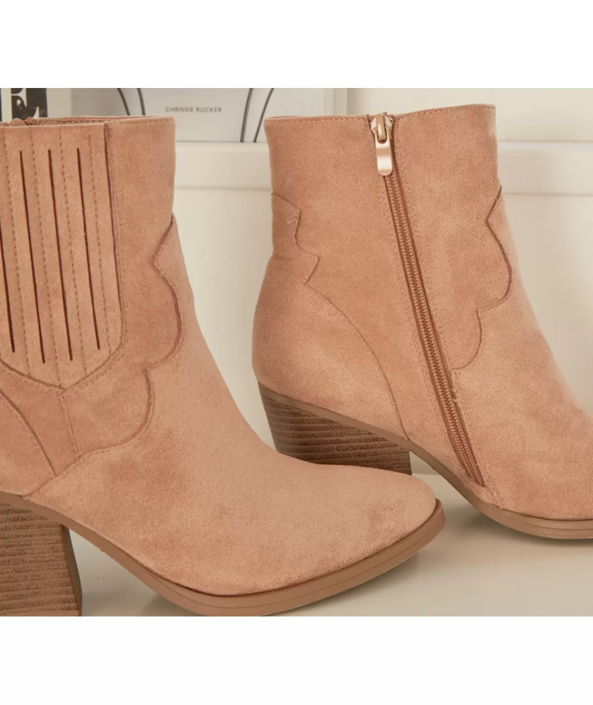 La boutique de Lilie Boots & Bottes>BOTTINES QUINTINA Beige