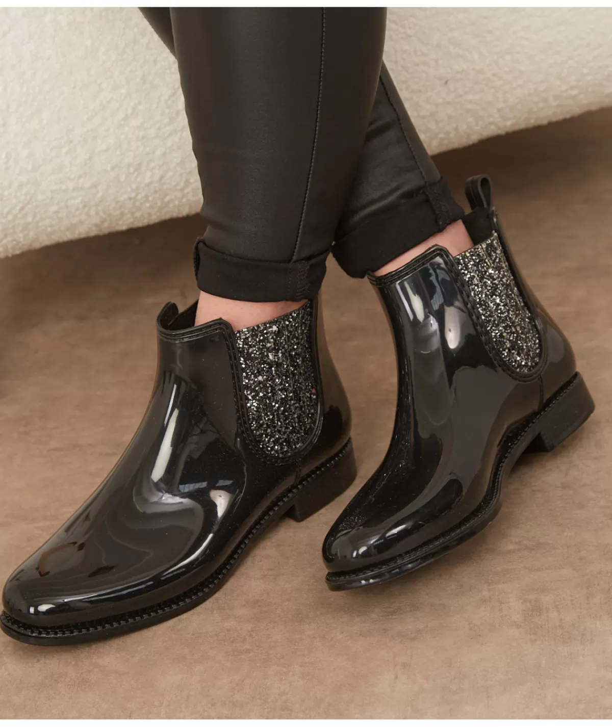 La boutique de Lilie Boots & Bottes>BOTTINES VANESSA Noir
