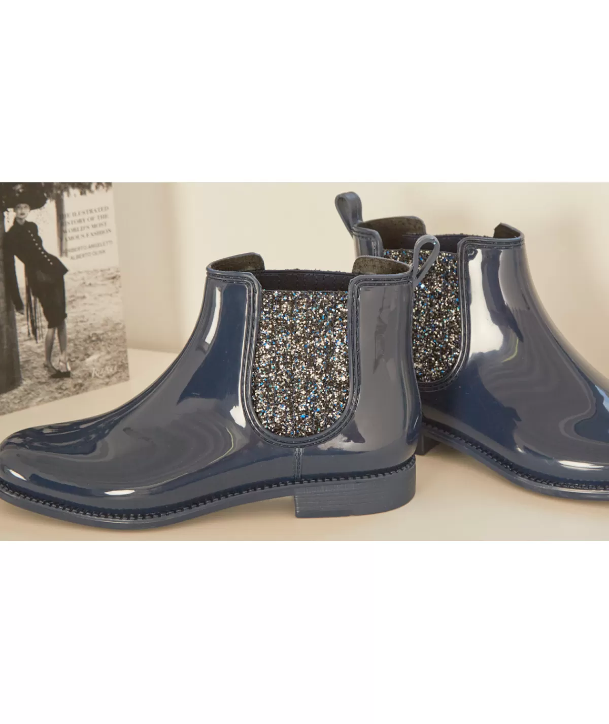 La boutique de Lilie Boots & Bottes>BOTTINES VANESSA Marine