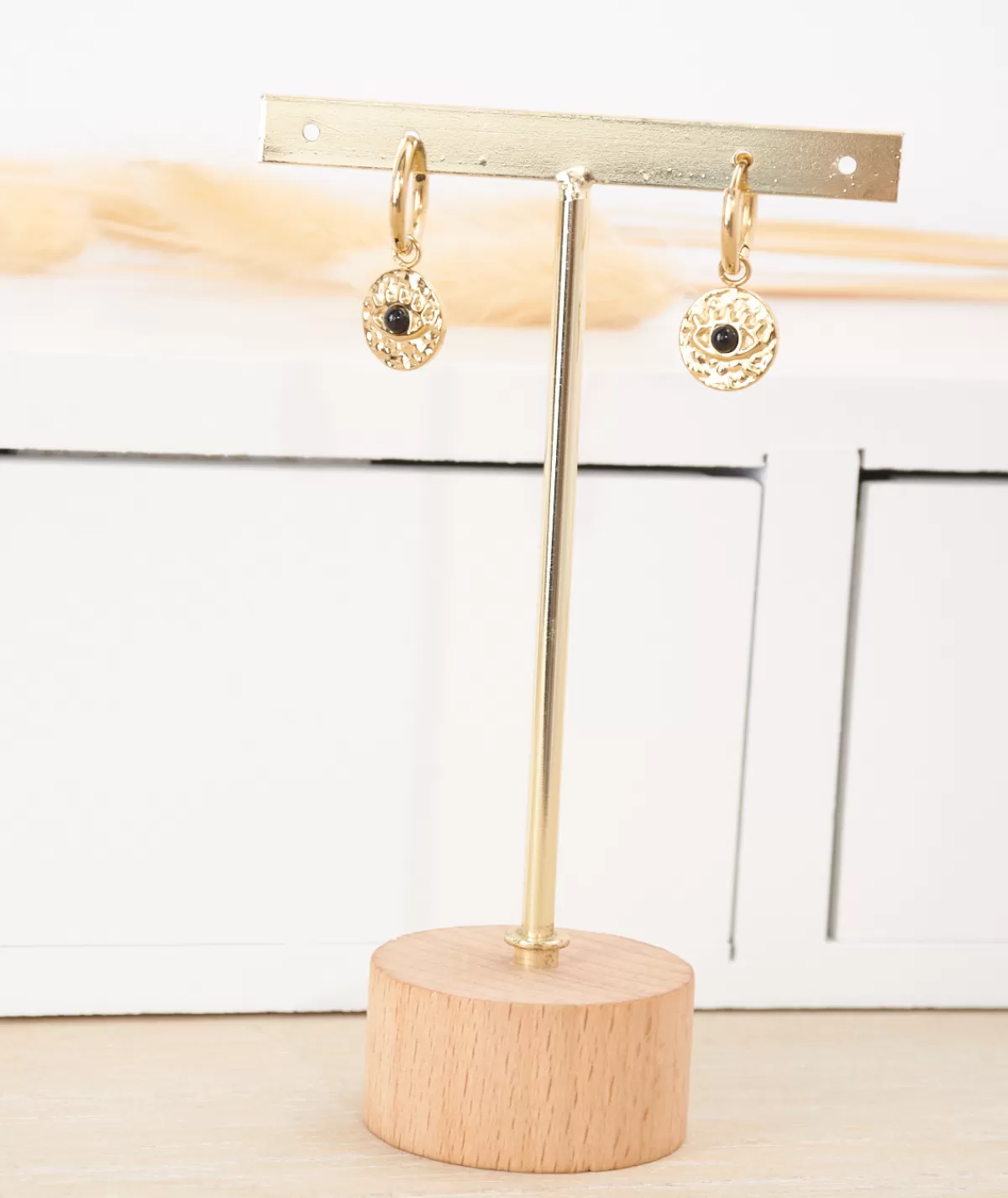 La boutique de Lilie Bijoux>BOUCLE D OREILLE DESIREE Dore
