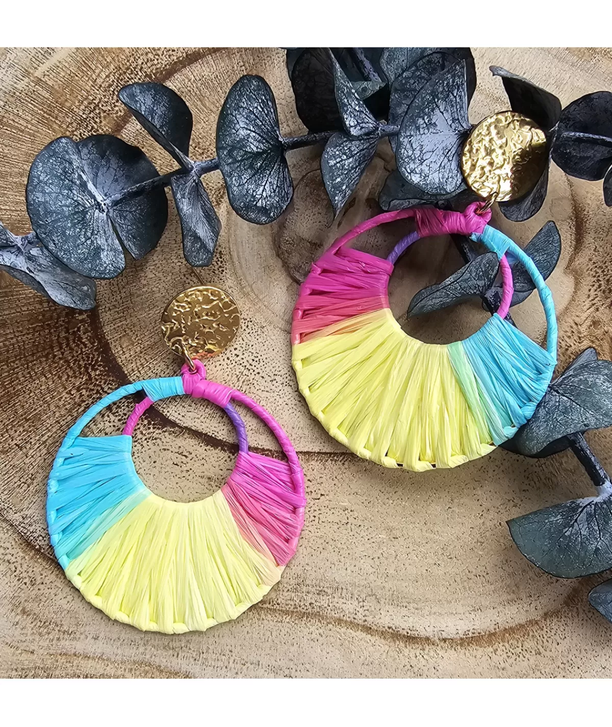 La boutique de Lilie Bijoux>BOUCLE D'OREILLE ANITA Multicolore