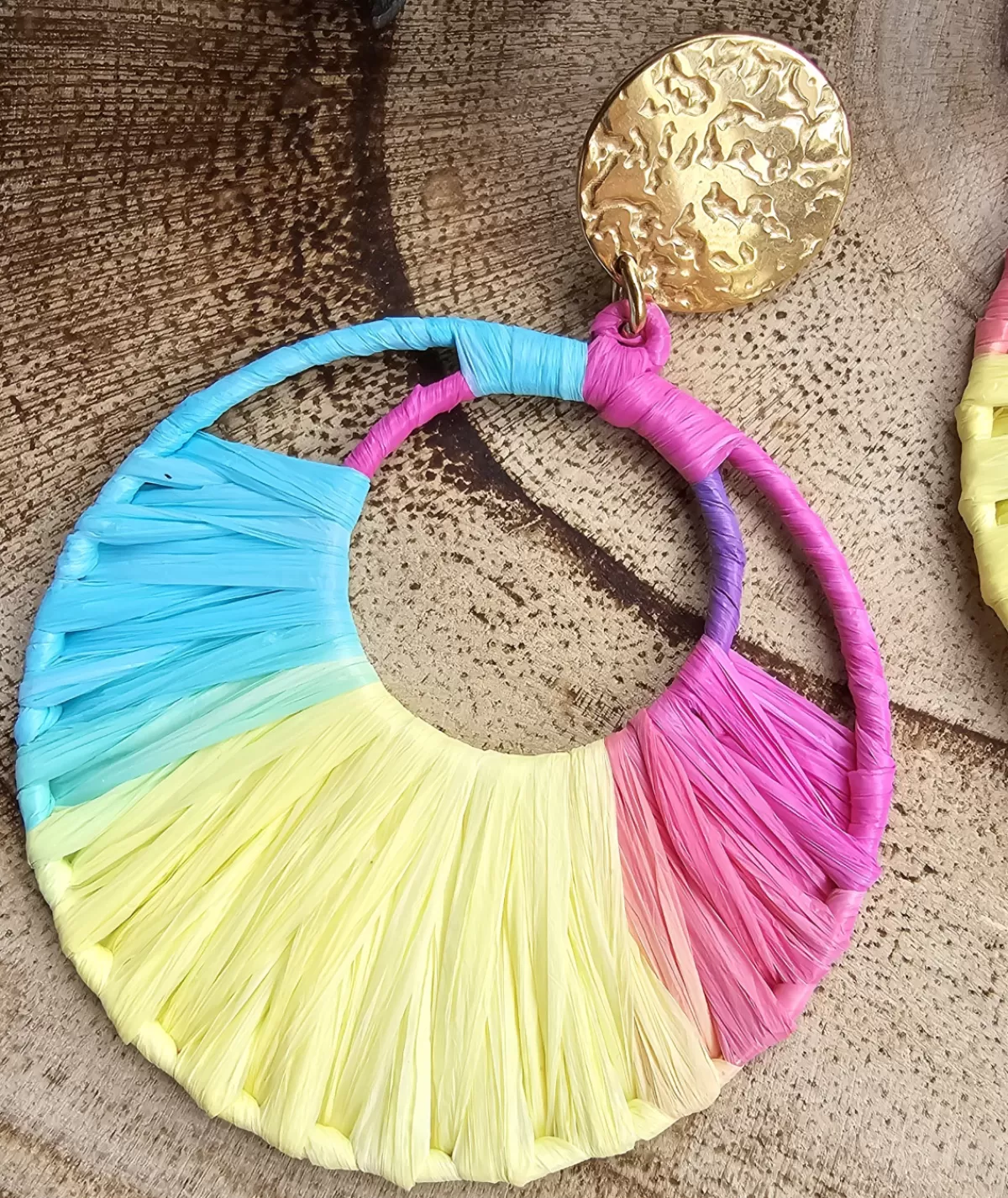 La boutique de Lilie Bijoux>BOUCLE D'OREILLE ANITA Multicolore