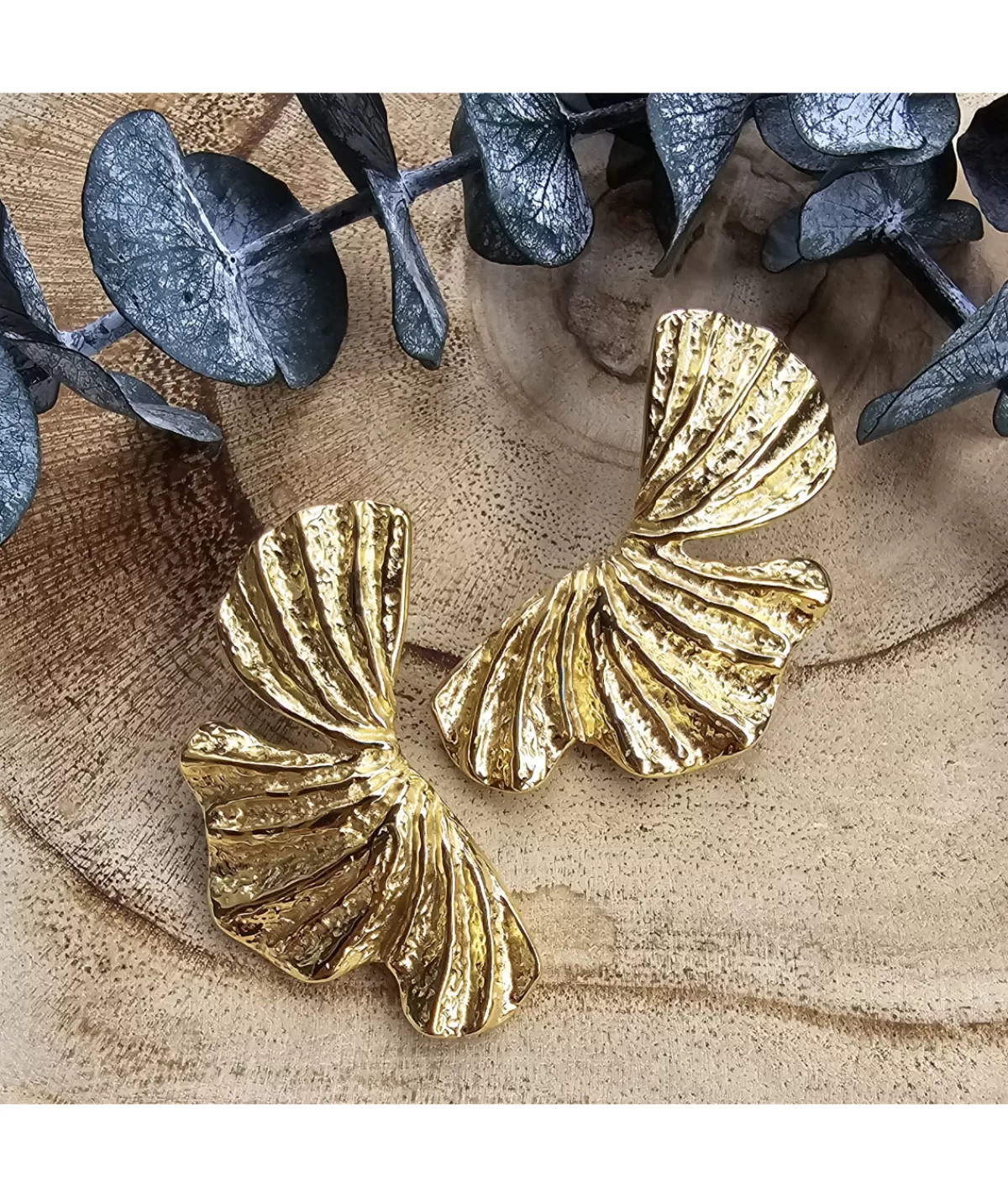 La boutique de Lilie Bijoux>BOUCLE D'OREILLE CAROLE Dore